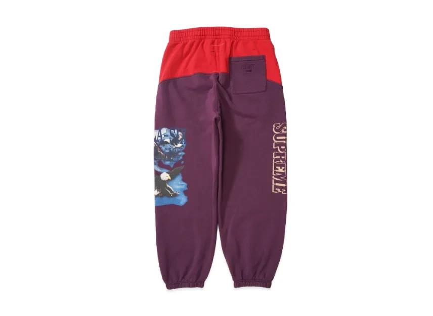 Supreme X MM6 Maison Margiela Eagle Sweatpant "Purple"
