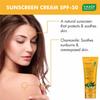 Vaadi Herbals Sunscreen Lotion SPF 50 With Aloe Vera & Chamomile Lightweight Non Greasy Sun Protection Lotion For Face & Body 110 ml