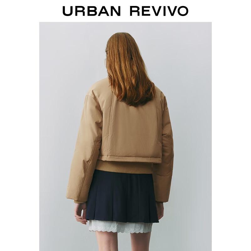 UR Women's Faux Two-Piece Stand Collar Down Jacket