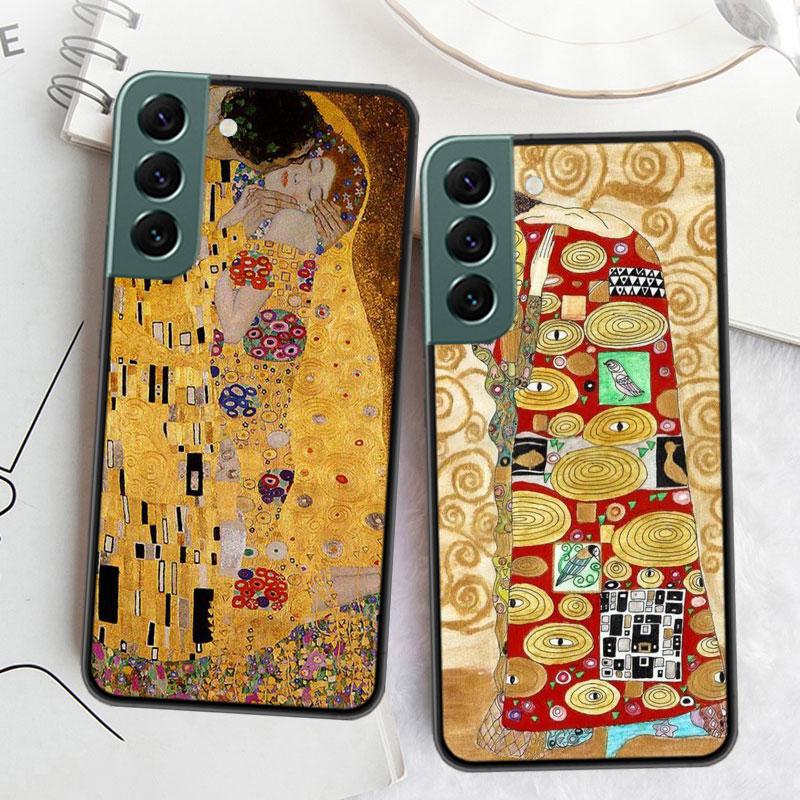 Kiss by Gustav Klimt Desig Phone Case For Samsung A16 A26 A36 A56 Galaxy A02S A12 A52S A13 A23 A33 A53 A54 A34 A24 A14 A22 A32 A