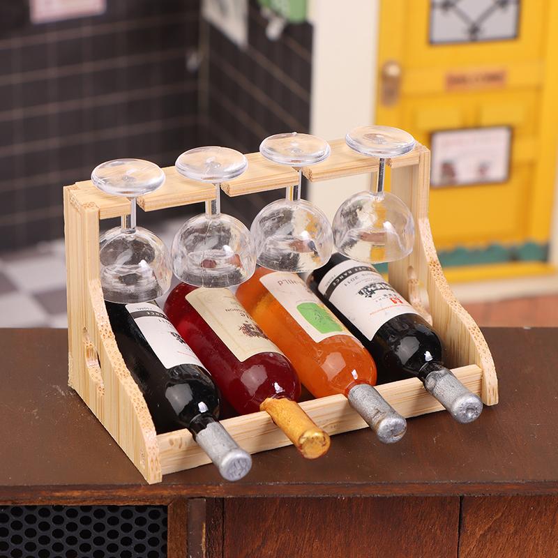 

Кукольный домик Миниатюрный Мини Винный Бокал Стойка Набор Бокалов Модель Мебель Для Дома Декор Игрушка Кукольный Дом Аксессуары A3