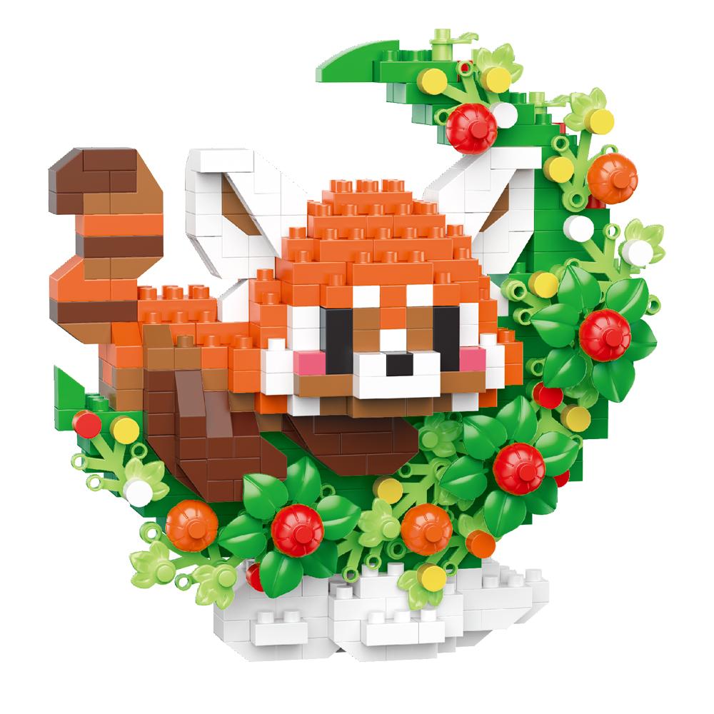 Nová Mini Kočka Pes Mýval Panda Roztomilý Mazlíček Malé Stavební Kostky Model Série Dekorace Dětské Hračky Dětský Dárek