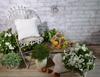 Kettle openwork fruit basket in retro style
