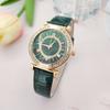 Luxury Ladies Diamond Studded Roman Design Quartz Watch Fashion PU Leather Women Dress Gift Clock Wristwatches Reloj Mujer
