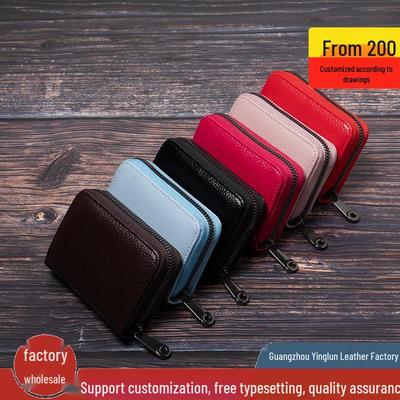 RFID-Blockierendes Akkordeon-Portemonnaie: Multifunktionaler Kartenhalter & Münzbörse für Damen und Herren