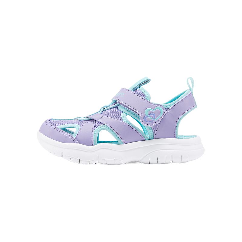 Skechers Girls Comfortable Fashion Versatile Simple Low-Top Sandals Kids sandals Lavender 303274L-LVTQ 27.5