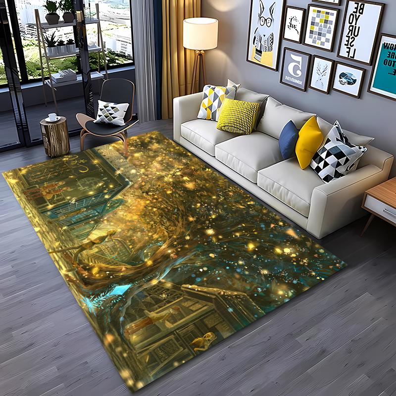 3D Artwork Trees Printing Large Area Carpets for Home Living Room  Kids Bedroom Sofa Doormat Kitchen Floor Rugs Anti-slip  Decor