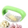Stainless Steel Garlic Press Crusher Manual Garlic Chopper Garlic Chopping Tools Fruits Vegetables Home Kitchen Gadget