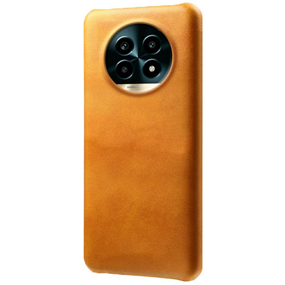 For Realme 13 Pro 5G (Global)/13 Pro+ 5G (Global) Case Calf Texture PU Leather Hard PC Protective Phone Cover