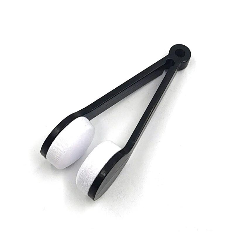 Portable glasses wipe/cleaning brush, lens clip, lens glasses cleaning wipe, glasses cleaning tool