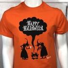 Happy Halloween T Shirt Y2K 2000 Witch s Potion Oars Tee Orange Men s Size M S