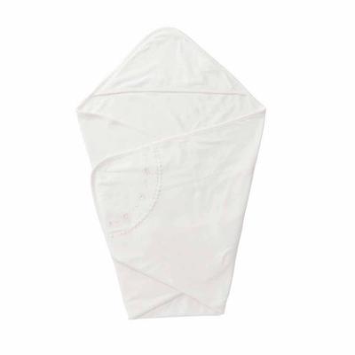In Tucked Jacquard Clover Embroidery Afghan Swaddle Newborn Baby Cotton 85cm X 85cm for 64301 85cm X [Made Japan] 100% [Material Spring/Summer]