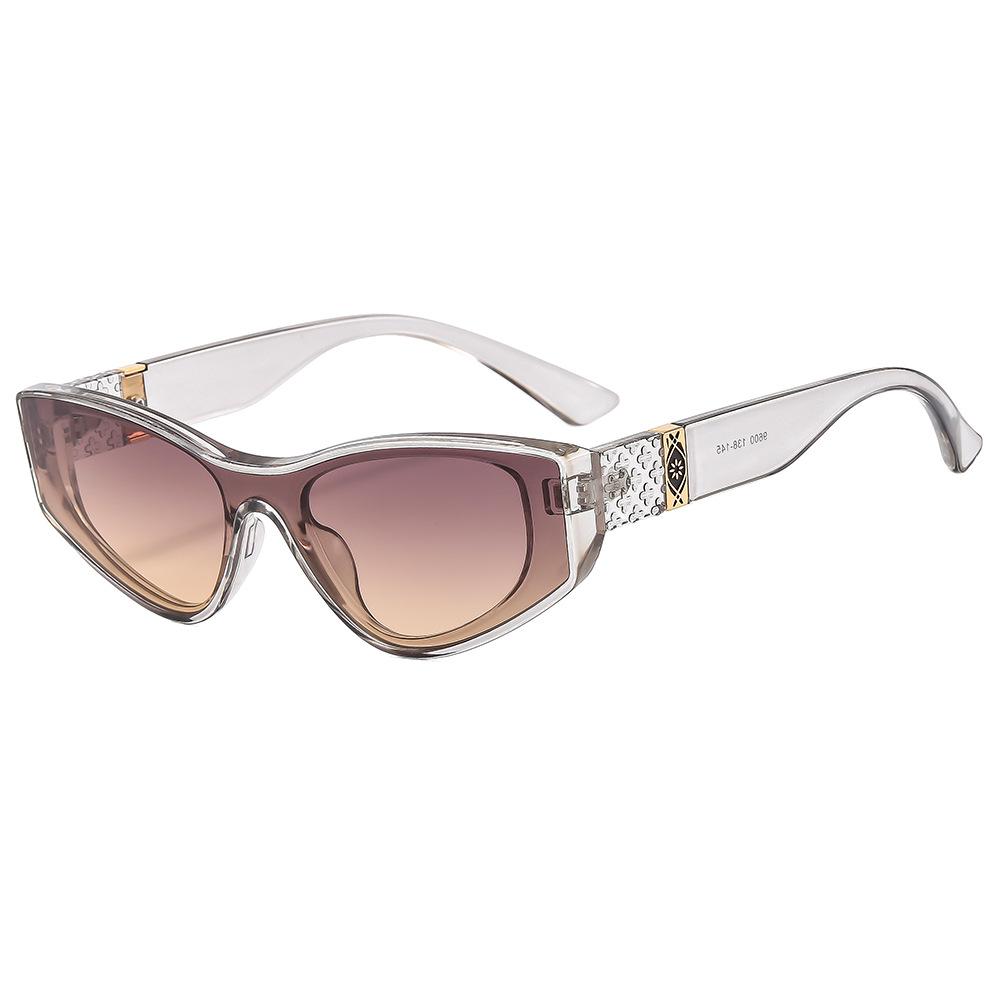 

New Cat Eye Sunglasses Women Vintage Female Shades Brand Designer Luxury Sun Glasses Uv400 Eyewear as picture