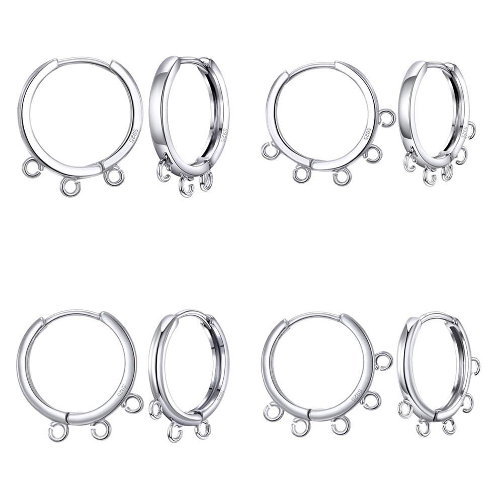 Top Quality DIY Handmade Jewelry Making Findings 925 Sterling Silver Hook Earwires Fittings Components Accessory for Earrings