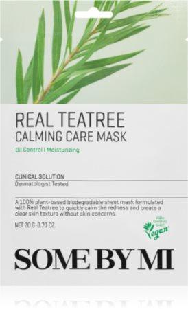 

masque apaisant en tissu pour peaux à problèmes, acné TU прозрачный