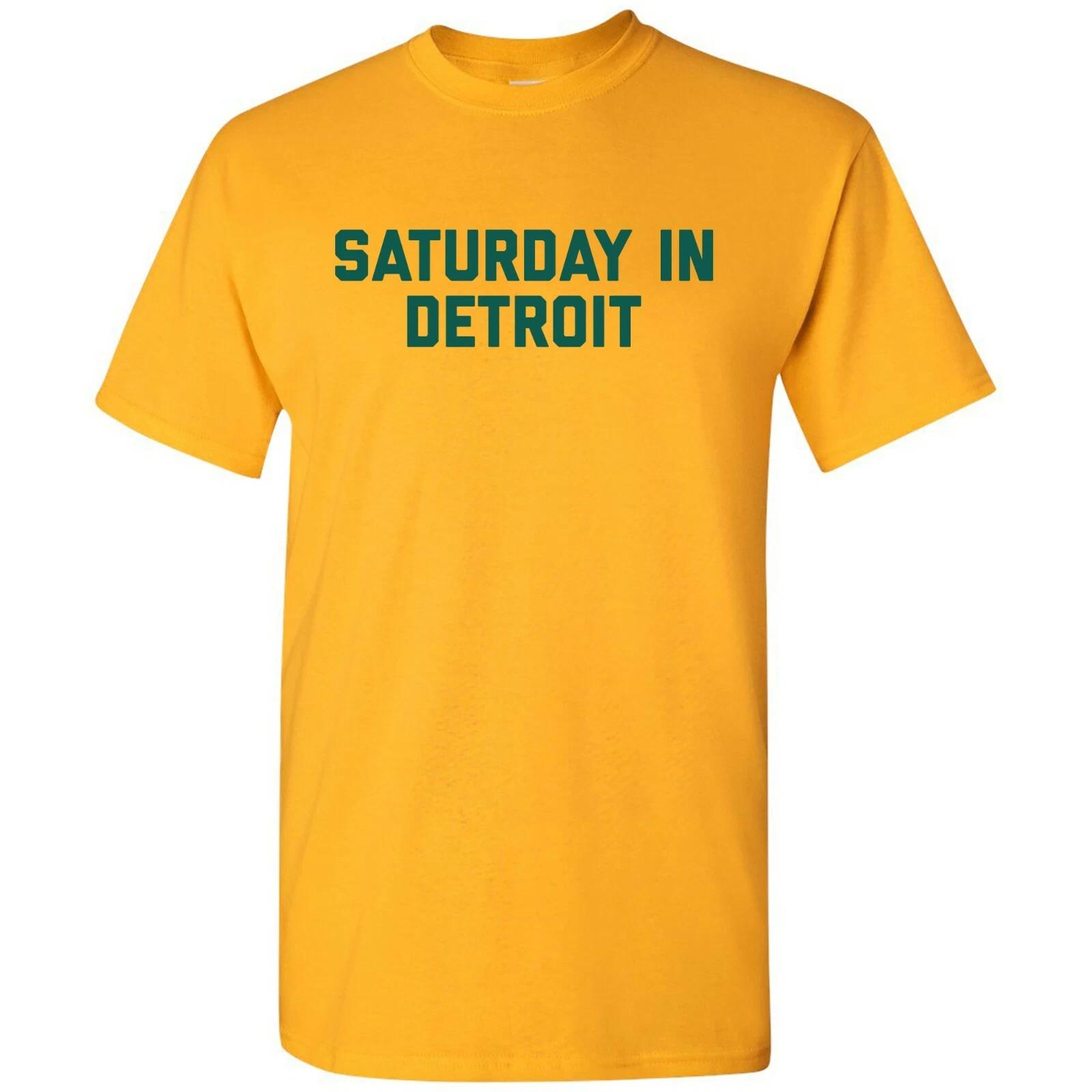 Saturday in Detroit- Football Saturdays Sport T Shirt - Gold 2XL