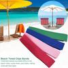 4 Stück Badetuch-Binder, hohe Elastizität, rutschfeste Handtuchbänder für Strandstühle, winddicht, sonnenfest, wiederverwendbare Handtuchhalter