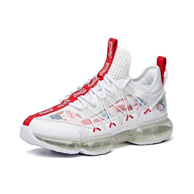 New Coca-Cola x Anta Low-Top Running Shoes Men's White Red 912025505-9