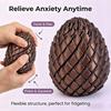 3D Printed Twisting Egg Toy Stress Relief Spiral Egg Toy Articulated Rotating Egg Fidget Spinner Desk Toy Easter Basket Stuffers Party