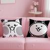 popular game The Battle Cats Cushion Cover Soft & Easy-Wash Pillow Case – Versatile for Couch, Bed, Travel and Office