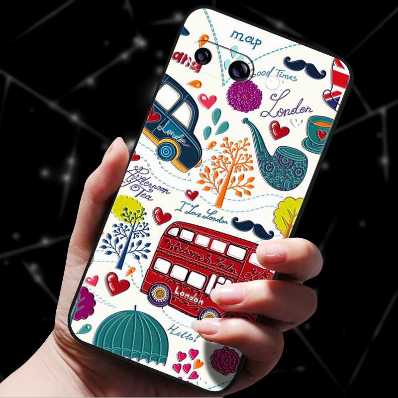 For Google Pixel 9A 5G Case 3D Relief Flower Emboss Soft Silicone various Flower Cartoon Cat Cover For Google Pixel 9a TPU Cases