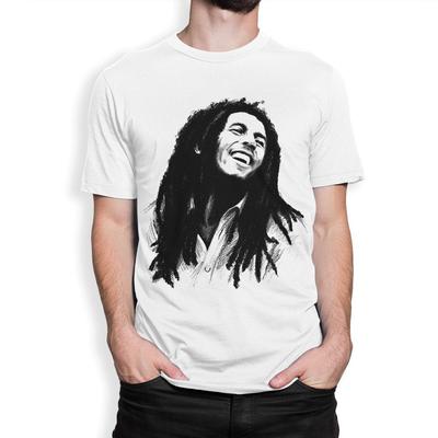 Bob Marley Grafik T-Shirt, Herren Damen Größen (met-068)