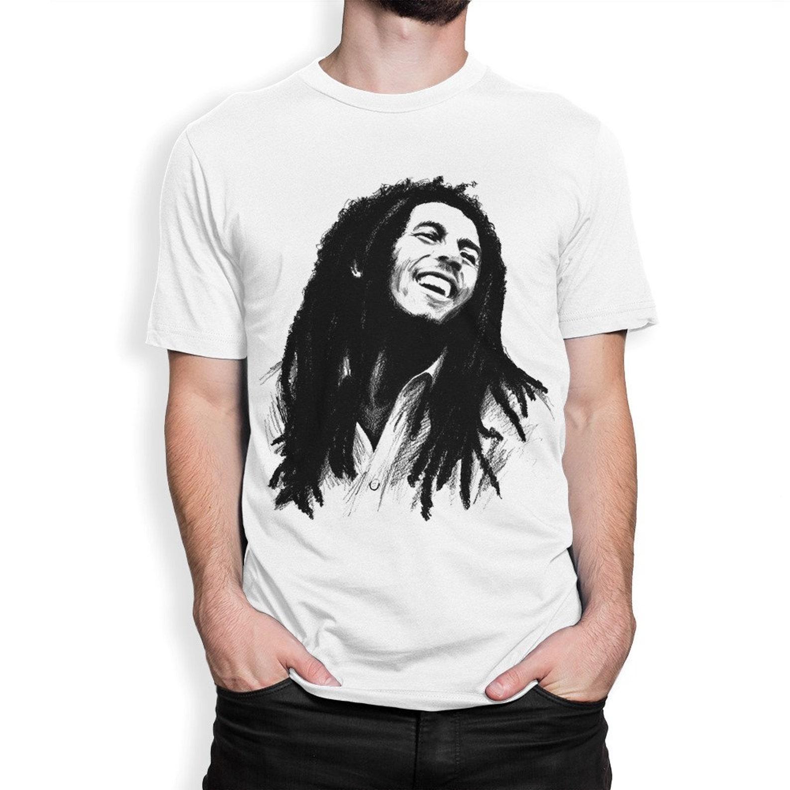 Bob Marley Graphic T-Shirt, Men s Women s Sizes (met-068) 3XL