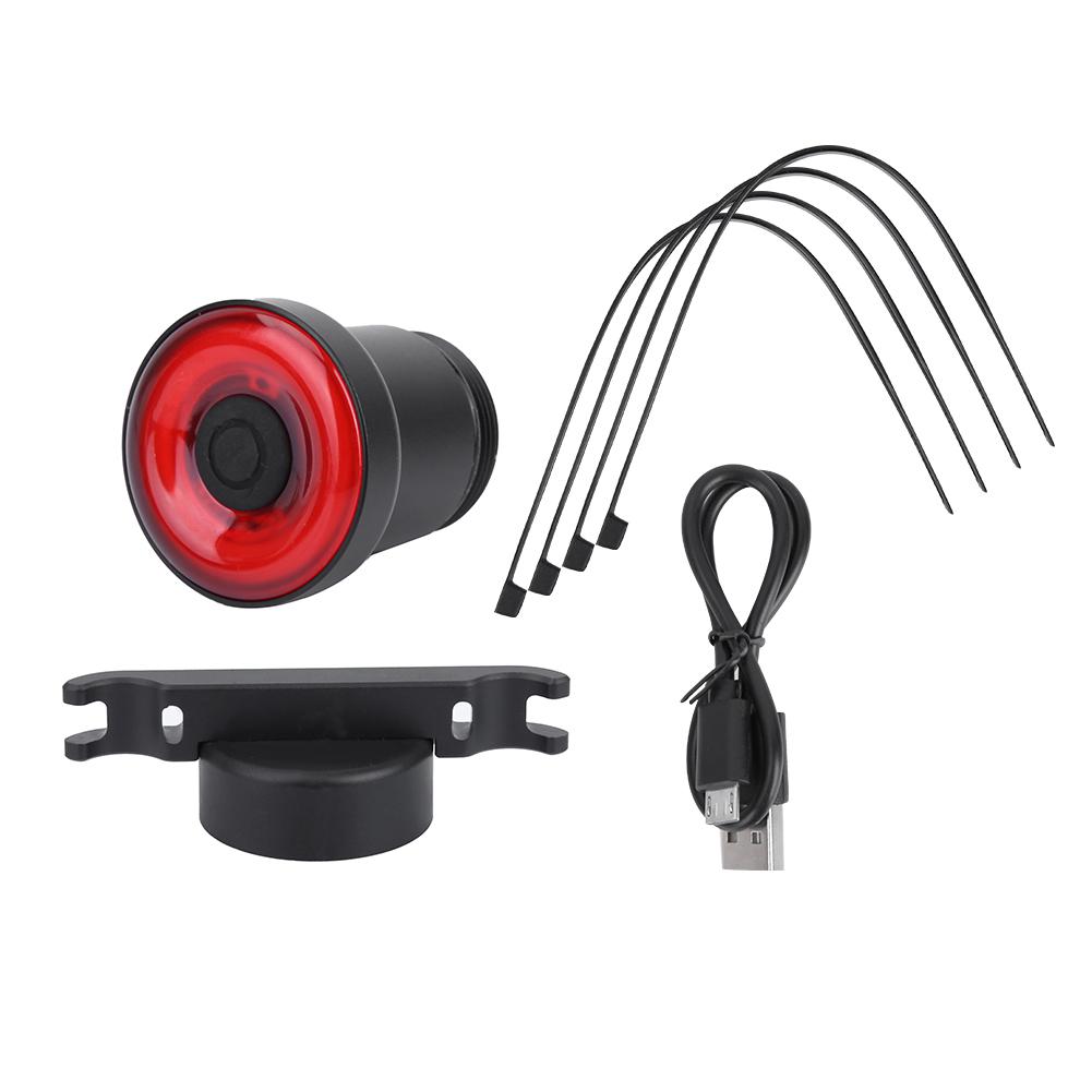 

USB Charging Intelligent Sensor Bike Rear Light Bicycle Stop Brake Lamp Cycling Accessory