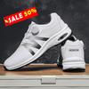 Golf Shoes Air Cushion Men Sports Running Shoes Breathable Lightweight Comfortable Athletic Nonskid Rotating Button Sneakers
