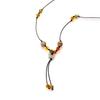 Butterfly Fringed Beaded Long Braided Rope Necklace, Retro Bohemian Temperament Sweater Chain For Women