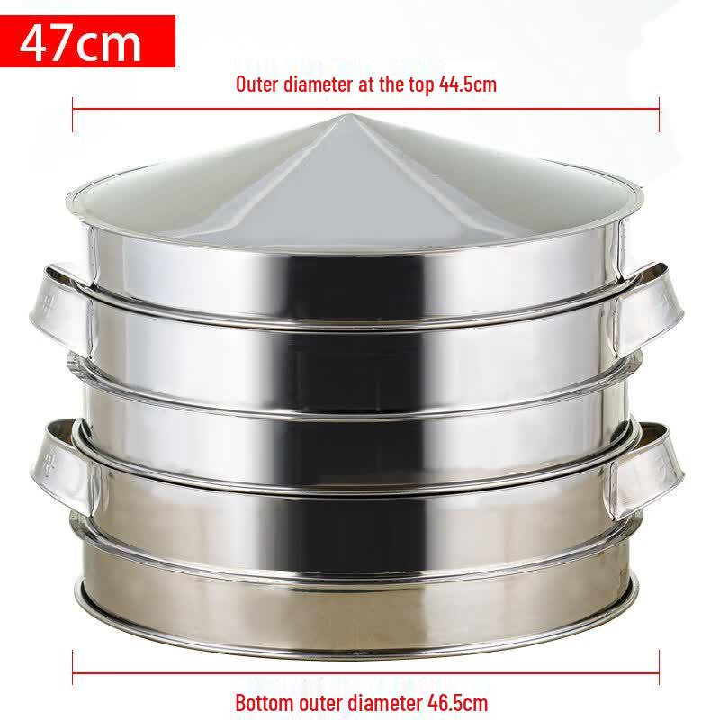 Large 2-Tier Stainless Steel Steamer Basket