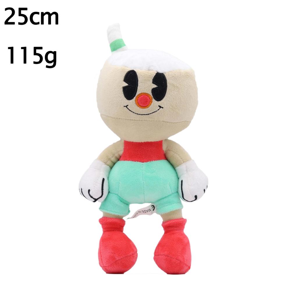 Cuphead Red & Blue Plush Toy Doll