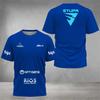 Sommer Herren 3D-Druck Rundhals T-Shirt Rennfahrer Kostüm
