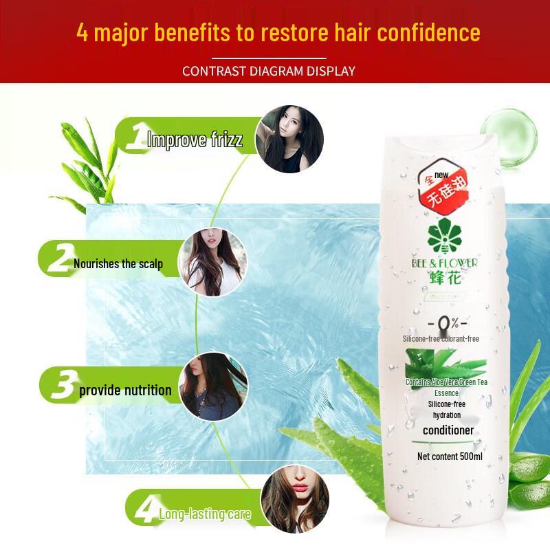 Bee & Flower Silicone-Free Hydrating Shampoo & Conditioner Set