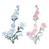 Toppe Ricamate Fiore di Prugno Termoadesive Applique Elegante per Abbigliamento Toppe Raffinate Vintage per Vestiti Cucito
