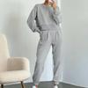 Spring and Autumn 2026  Pure Color Casual Long-sleeved Two-piece Suit Sets for Women 2 Pieces Trousers Sets  women's Clothing