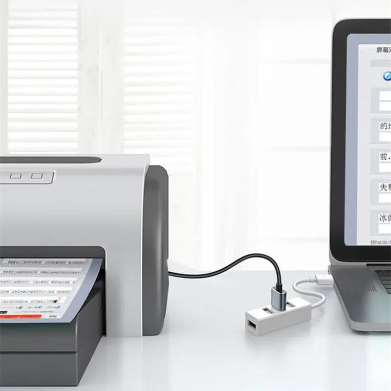 Hub USB 2.0 Hub High Speed 4 Port USB Cable Divider Charger Extension Cables USB Splitter Adapter for PC Computer Accessories