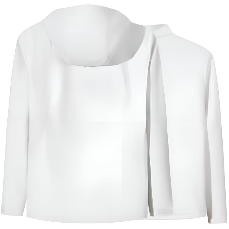 Anta Champion Outdoor Series Solid Color Zipper Hooded Comfortable Three-In-One Fleece Breathable Jacket Women Jacket Milky-White 162510604-1