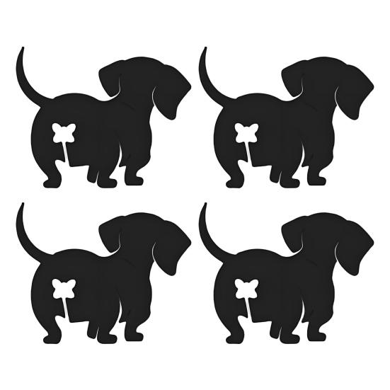 4Pcs Cat Butt Bread Clip Reusable Cat Dog Food Bag Clips 3D Printed Funny Cat Dog Butt Shaped Bread Tie Cat Lover Gifts