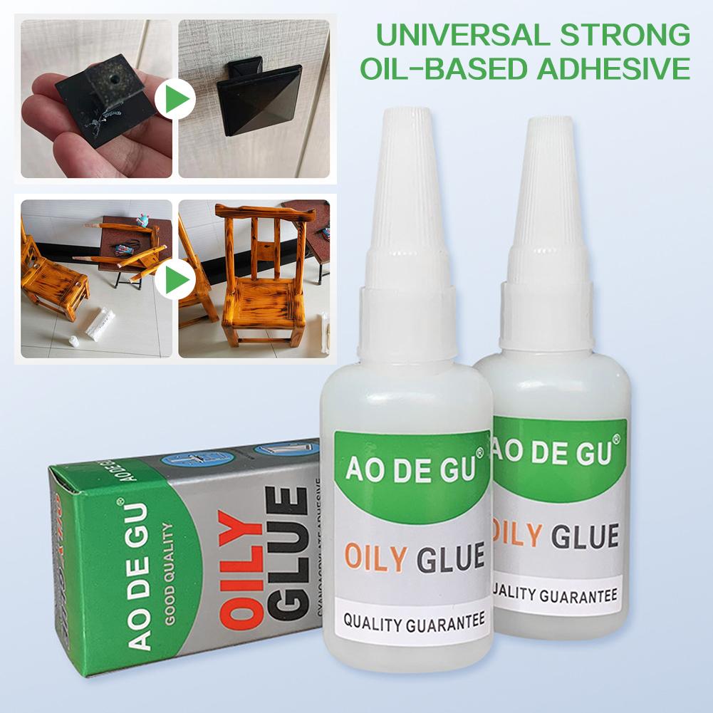 50g Pegamento Oleoso de Alta Resistencia para Soldadura, Pegamento Universal Impermeable Fuerte, Super-Pegamento Oleoso Transparente de Grado Profesional Para Resina Cerámica