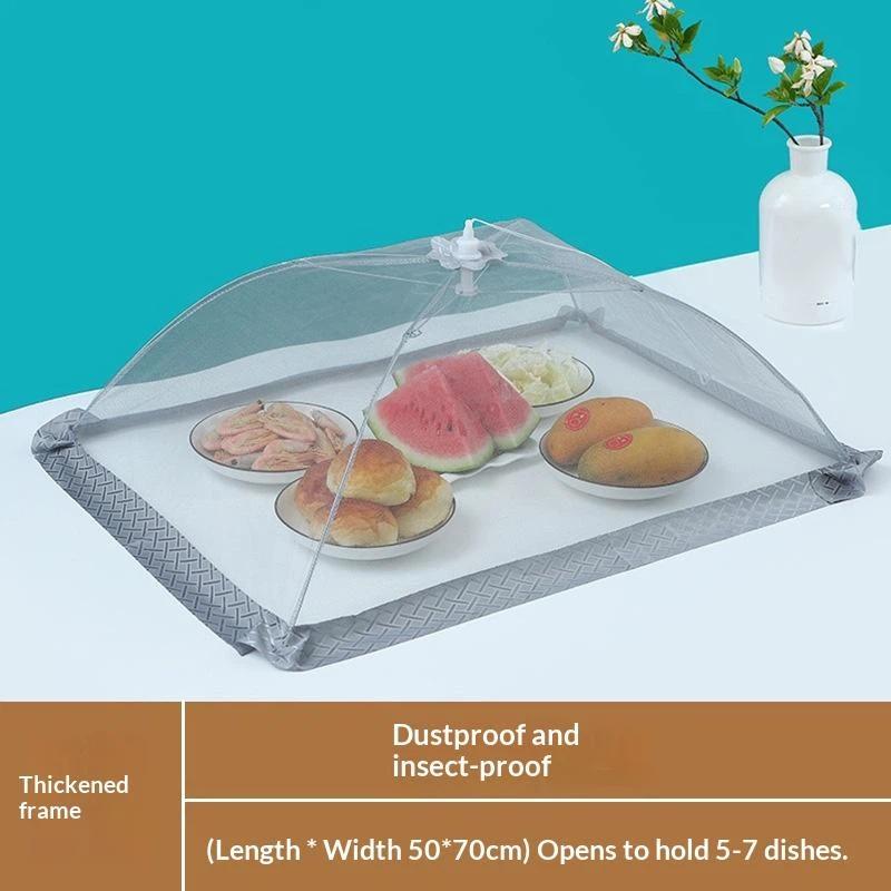 Food Cover Umbrella Table Dishes Mesh Cover Foldable Breathable Anti-Fly Food Net Tent