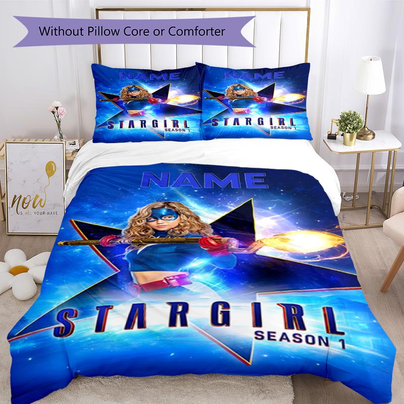 Warner Bros. Films (20) Customize Your Name Bedding Set Breathable Duvet Cover with Pillowcases Home Decoration Birthday Gift