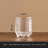 Transparent Glass Three Legged Cup Creative Small Capacity Baijiu Cup Foreign Wine Cup Tea Cups Irregular Drinking Utensils