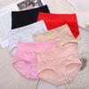 High-Waisted Plus Size Women's Cotton Tummy Control Panties with Butt Lifting and All-Cotton Crotch
