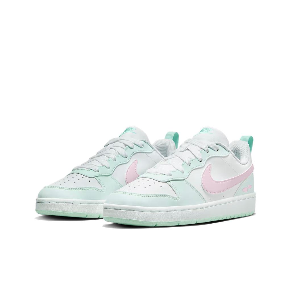 Nike Court Borough Low top Skateboard Shoes Women's Mint Green Powder FZ3539-100(Team1904-)