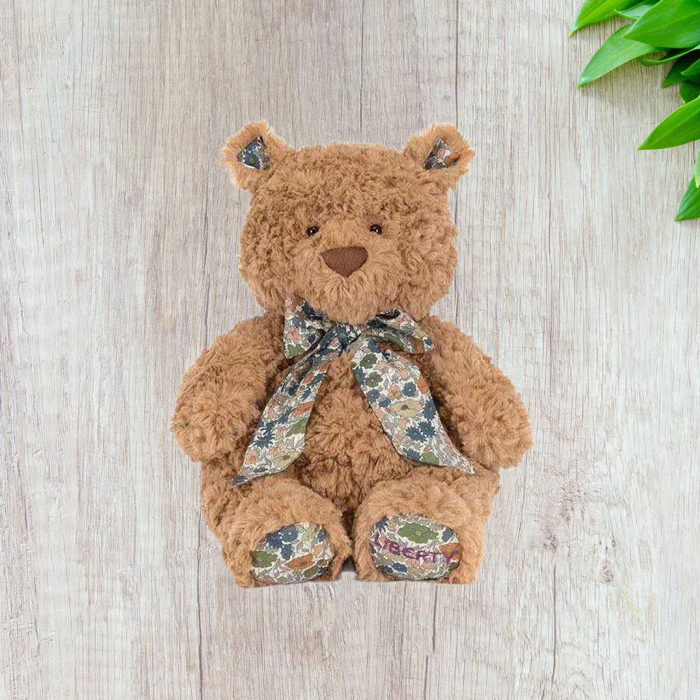JELLYCAT x Liberty Barcelona Bear Floral Green Cute Cute Doll Plush Doll Medium Height