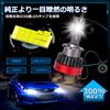 Latest Model D2S LED Headlight Vehicle Inspection Quick Converts HID to Compatible with Imported and Domestic Adjustable Noise Brighter than HID