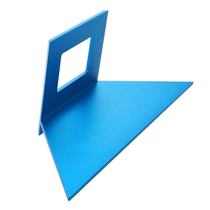 

AEE2-Woodworking Multifunctional Angle Ruler Aluminum Alloy T-Shaped Marking Planner 45-Degree Right-Angle Guide Ruler