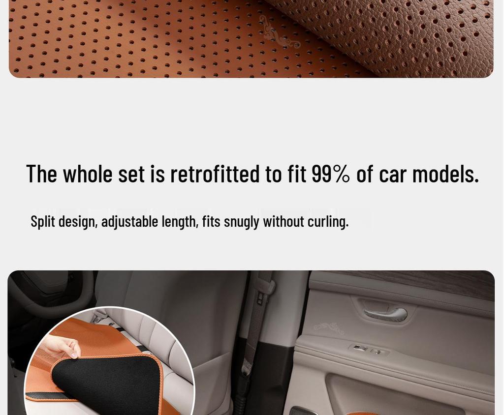 Universal Breathable Car Seat Cushion - Cool, Non-slip, Thin Design for All Seasons (2025)