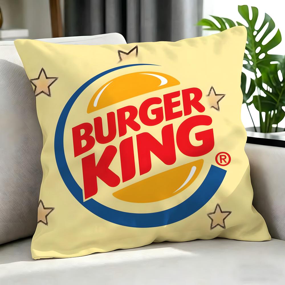 Brand Burger King Cushion Cover Cushion Cover Set 4Pcs 50X50 45X45 40X40 Pillowcase Decorative Sofa Home Decor